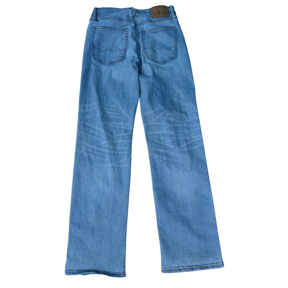 American Eagle Jeans Mens 28x32 Blue Denim Straight Leg Workwear Outdoor 28 x 32